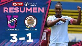 RESUMEN COMPLETO: UNIVERSIDAD CATÓLICA 3-1 VINOTINTO FC | SUPERLIGA FEMENINA ECUABET - FECHA 1