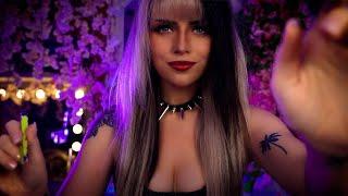 Laying In Goth Girlfriend's Lap POV | Negative Energy Plucking | ASMR