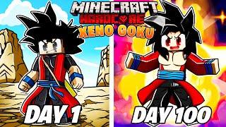 I Played Minecraft Dragon Block C As XENO-GOKU For 100 DAYS… This Is What Happened