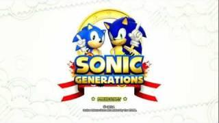 Sonic Generations Title Screen (Plus teaser footage)