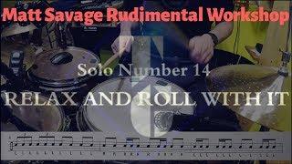 Relax and Roll With It - Rudimental Workshop/lessons (cover) - Matt Savage