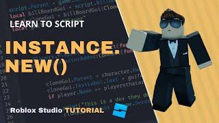 Roblox Scripting 2021  -  Instance.new()