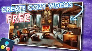 How to Create Cozy Ambience videos for FREE | Step-by-step Guide