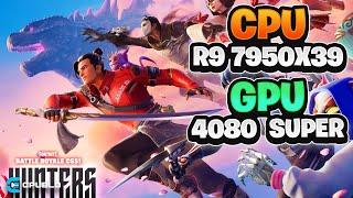 AMD Ryzen 9 7950X3D + RTX 4080 Super: Fortnite C6S1 Benchmark | 1440p |