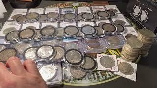 I Squeezed Silver Peace Dollars in 2023! The Hoard!