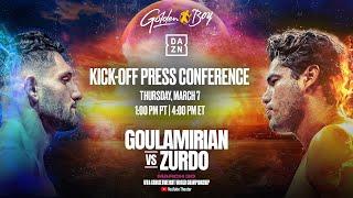 ARSEN GOULAMIRIAN VS. ZURDO RAMIREZ KICK-OFF PRESS CONFERENCE