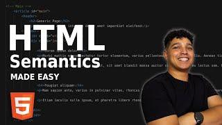 HTML Semantics in 10 minutes