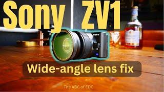 Neewer wide-angle lens fro the Sony ZV1