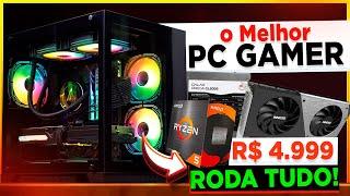 PC Gamer IDEAL roda TUDO por 4.999 Reais (AMD e NVIDIA) Jogar Alto Full HD