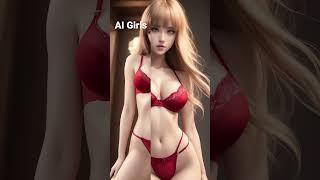 [4K AI ART LOOKBOOK COSPLAY]  Amazing look in a red lingerie #aiart #aibeauty #stablediffusion