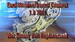 Ford Mondeo/Transit Connect 1.8tdci wet timing belt replacement