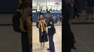 Marine Brother Surprises Sister at High School Graduation