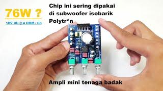 Make STA540 Amplifier With Tone Controll | ampli mungil tenaga badak