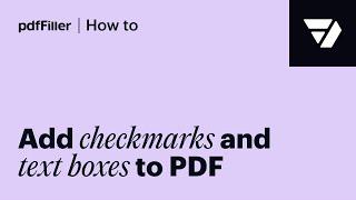 Quick PDF Editing: Add Text, Checkmarks, Dates & More