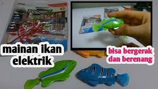 Unboxing robot ikan elektrik palsu