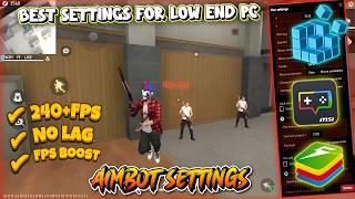 Msi App Player 4.240 | Best "SECRET AIMBOT" Headshot Settings For Free Fire l Bluestacks 5 l Msi 5