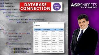 ASP.Net MVC: Database Connection Tutorial with example