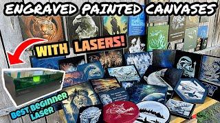 Laser Engraving Painted Canvas: xTool S1- Best Beginner Laser-Prime Deals Now