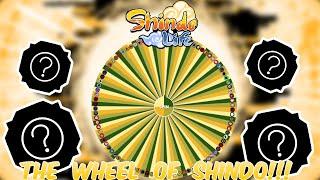 Shindo Life: THE WHEEL OF SHINDO!!!!! EP:1 | WILL THE LUCK BE ON MY SIDE OR WILL I GET TRASH!!