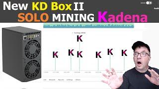 KD Box II Mini ASIC Home Miner - How to SOLO Mine KADENA  More Profitable ?