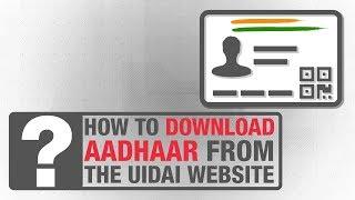 How to download Aadhaar from the UIDAI website