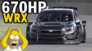 NEW 670HP WRX Build By Subaru Races On A Hill Climb Course!