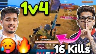 GodLike on Fire 16 Kills Highlights | Shocking 1v4  @ValueForgeEsports