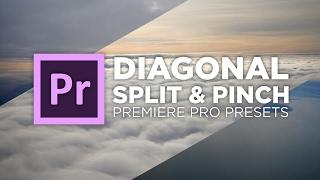 Diagonal Split & Pinch Transition Preset Tutorial // Adobe Premiere Pro // Chung Dha