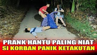 PRANK HANTU TERBARU 2023 | SI KORBAN PANIK KETAKUTAN | FUNNIEST GHOST PRANK