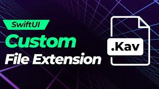 SwiftUI Custom File Extensions | Import & Export | Xcode 15