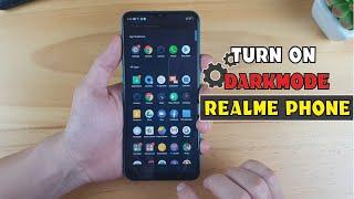 Turn on dark mode on Realme Phone 2020