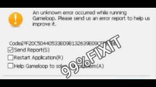 How to fix Gameloop Emulator Bug Report / Error Code. 100% fix / #Emulator Bug Fix