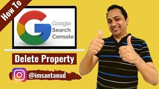 How To Delete Property / Website / Domain / URL From Google Search Console | Hindi Me Blogging