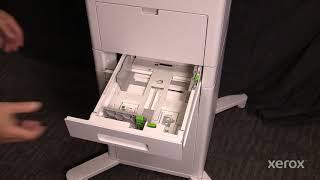 Xerox® VersaLink® C605 Color Multifunction Printer Removing the Paper Feed Tray