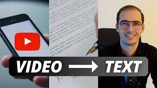 How to Get Transcript From A YouTube Video for FREE? (2023)