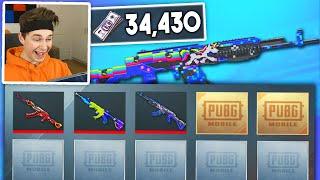 3 NEW WEAPON SKINS 1 OPENING | 34000 UC PUBG MOBILE