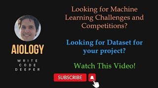 AI-Code-Mastery (Episode 6): Explore the Best ML Challenge Websites and Datasets