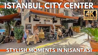 ISTANBUL TURKEY CITY CENTER 4K WALKING TOUR AROUND NISANTASI 2 OCTOBER 2024