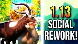 NEW ANIMAL SOCIAL REWORK & NULL PATHS IN PLANET ZOO!!! || Planet Zoo Update 1.13