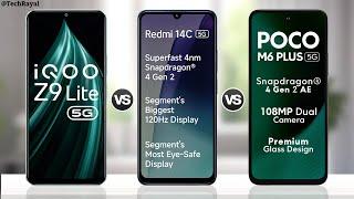 IQOO Z9 Lite 5g vs Redmi 14c 5g vs Poco M6 Plus 5g || Full Comparison