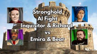 Stronghold Crusader | AI Fight | Inqui & Richard vs Bear & Emira