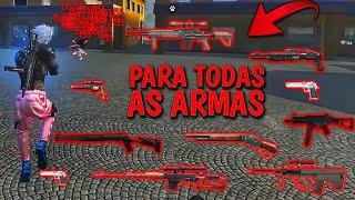 PARA TODAS AS ARMAS ️ APÓS ATUALIZAÇÃO  a MELHOR SENSIBILIDADE para SUBIR CAPA no FREE FIRE