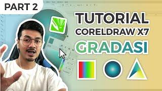 Cara Membuat Gradasi Warna di Coreldraw x7