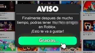 Por Fin Roblox Quiere Darte Esta Actualización...