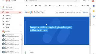 Temporary ad serving limit placed on your AdSense Web account Discussion To FiX Solution 2019