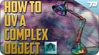 How to UV a Complex Object In Maya | UV Map Tutorial