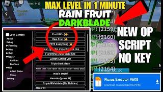 Best Script Blox Fruit Mobile 2024 No Key RAIN FRUIT & AUTO FARM LEVEL |RACE V4| Delta Codex Fluxus
