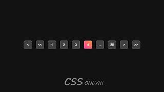 Responsive Glassmorphism Pagination HTML CSS