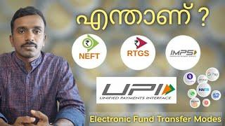 What Is NEFT, RTGS, IMPS, UPI | Malayalam | Clince Raj Manivalliyil |
