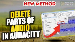 How To Delete Parts Of Audio In Audacity 2024